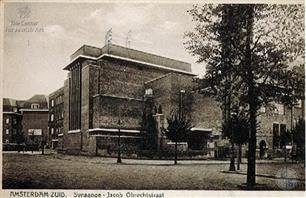 Netherlands, Synagogue at Jacob Obrechtplein in Amsterdam